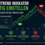 Supertrend Indikator richtig einstellen im 3 Minuten Chart mit ATR 10 und Multiplikator 3